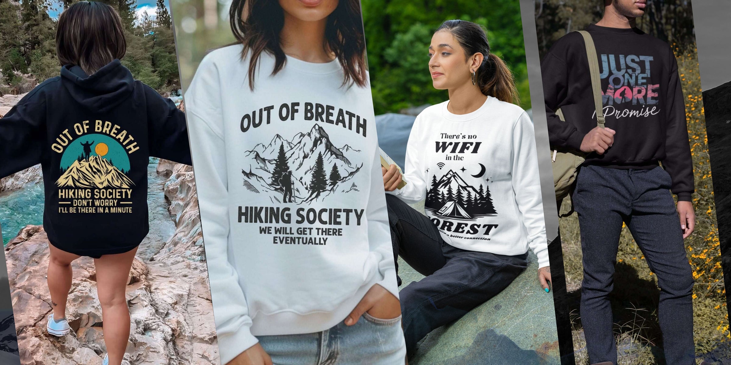 Adventure Awaits - Cozy Hiking & Exploring Sweatshirts - Imagin Vibes -
