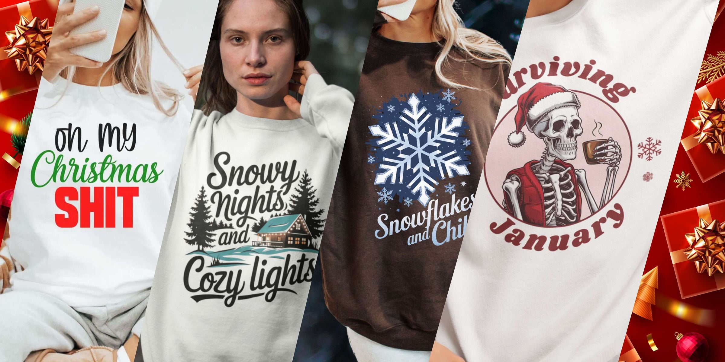 Christmas Appareal -Jingle All the Way - Imagin Vibes -