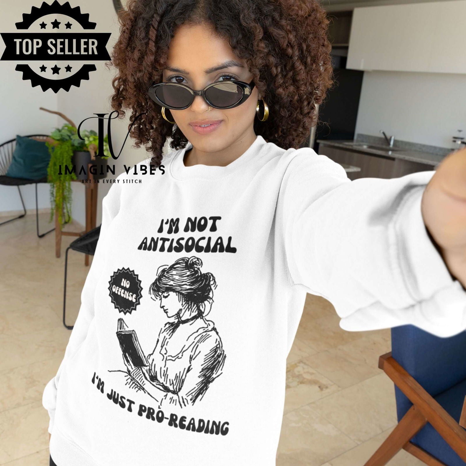 Funny Sweatshirts - Imagin Vibes -