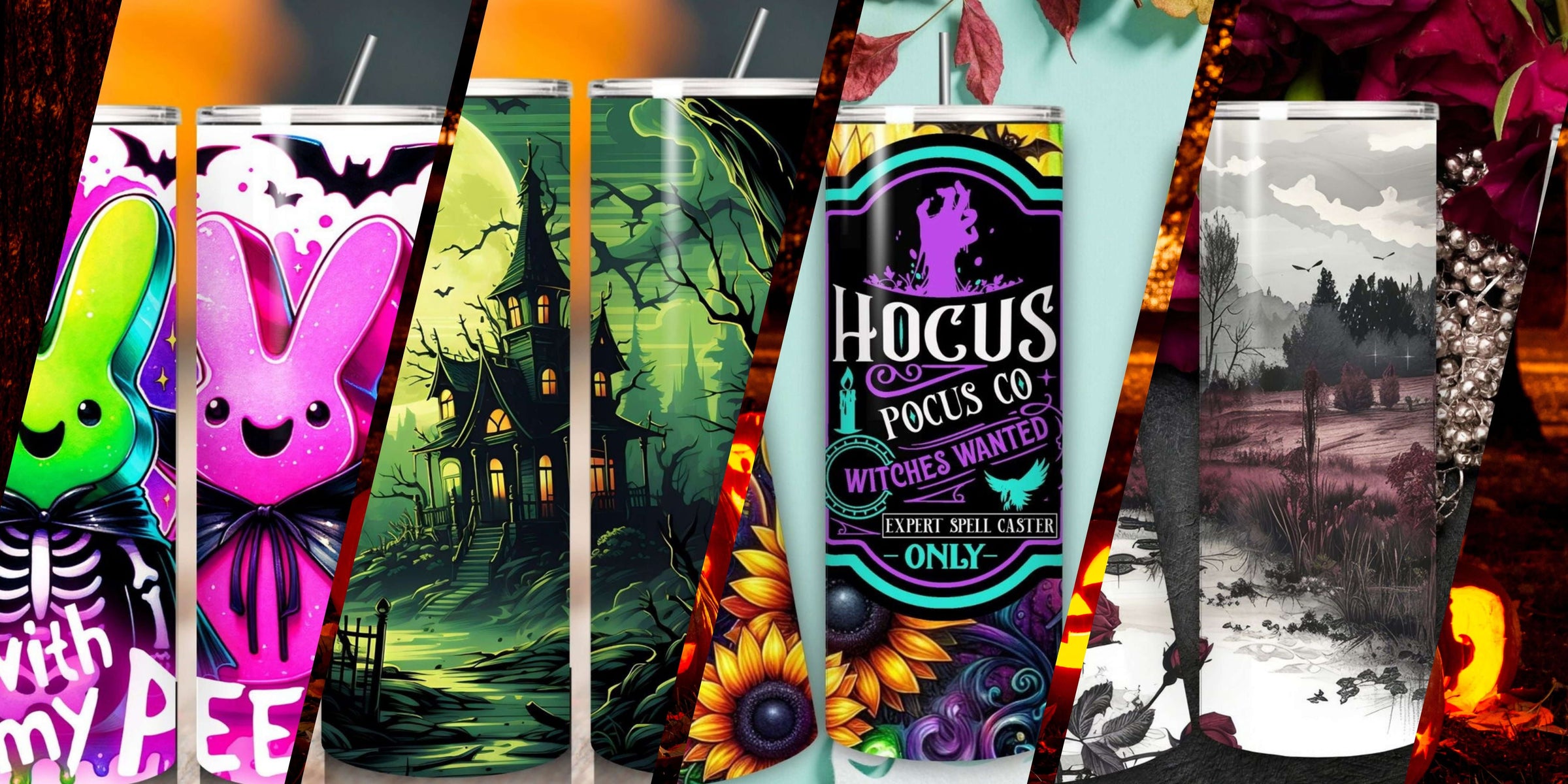 Halloween Tumblers - Imagin Vibes -