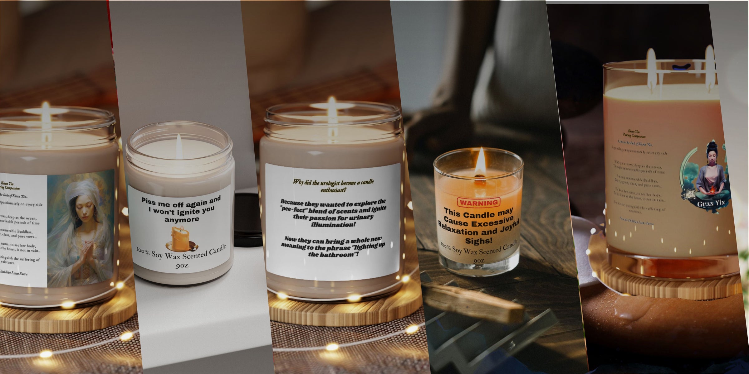 Scented Candle Collection - Imagin Vibes -