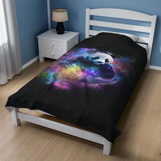 Plush Blanket - Space Panda All Over Prints Printify
