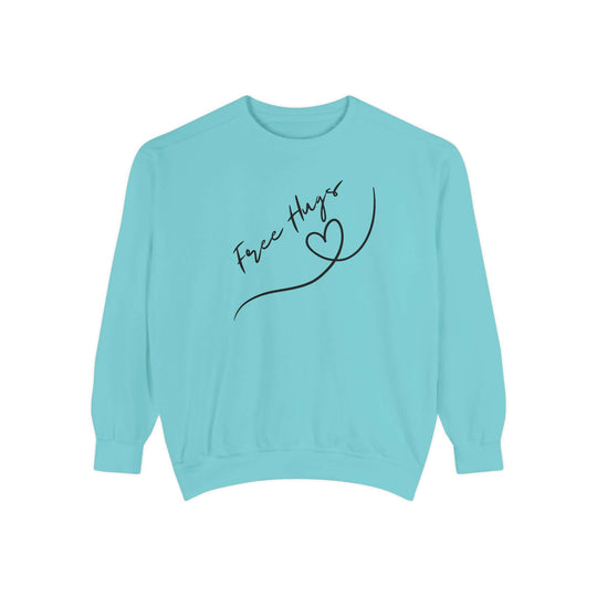 Free Hugs Sweatshirt Sweatshirt Printify Chalky Mint S