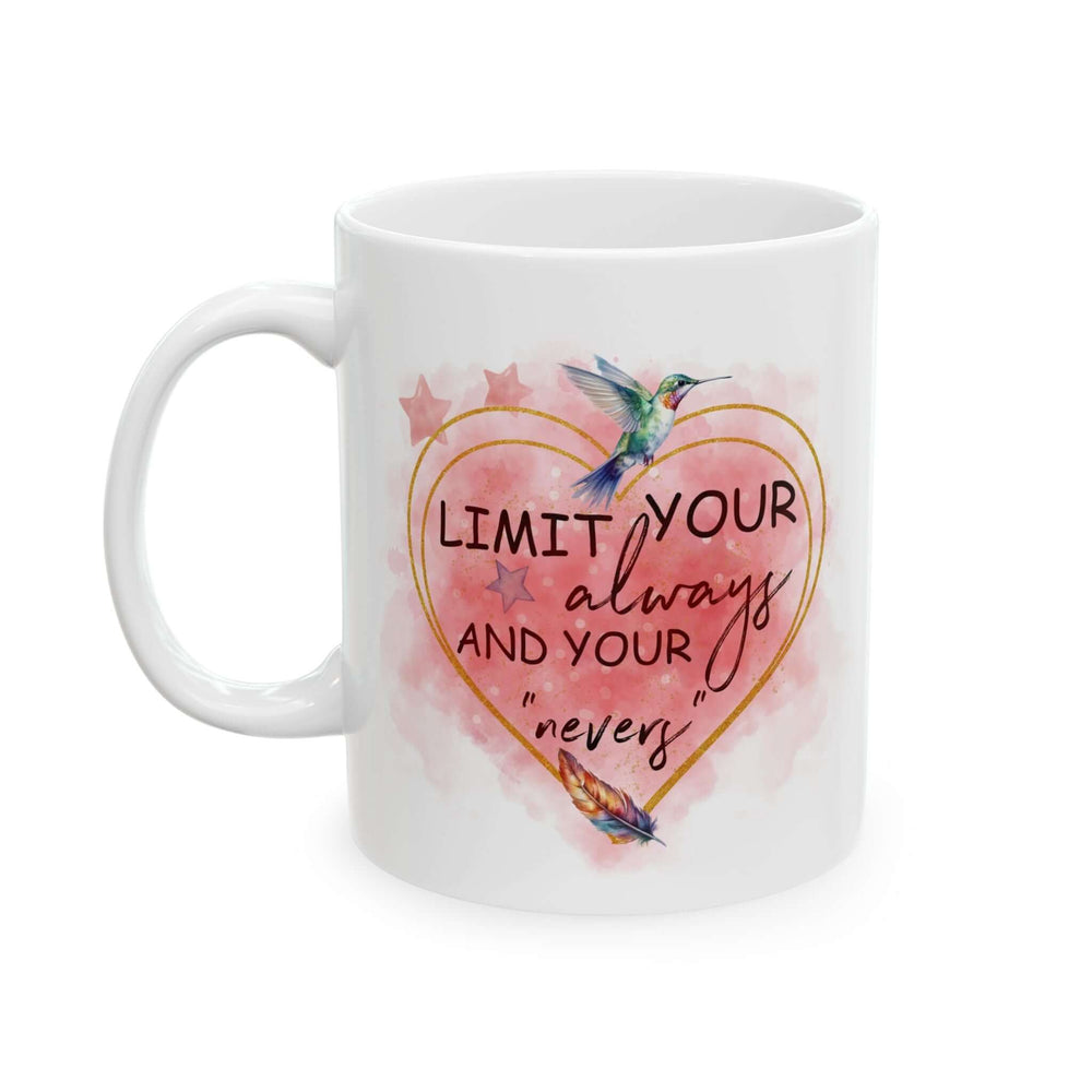 Motivational Watercolor Ceramic Mug Mug Printify