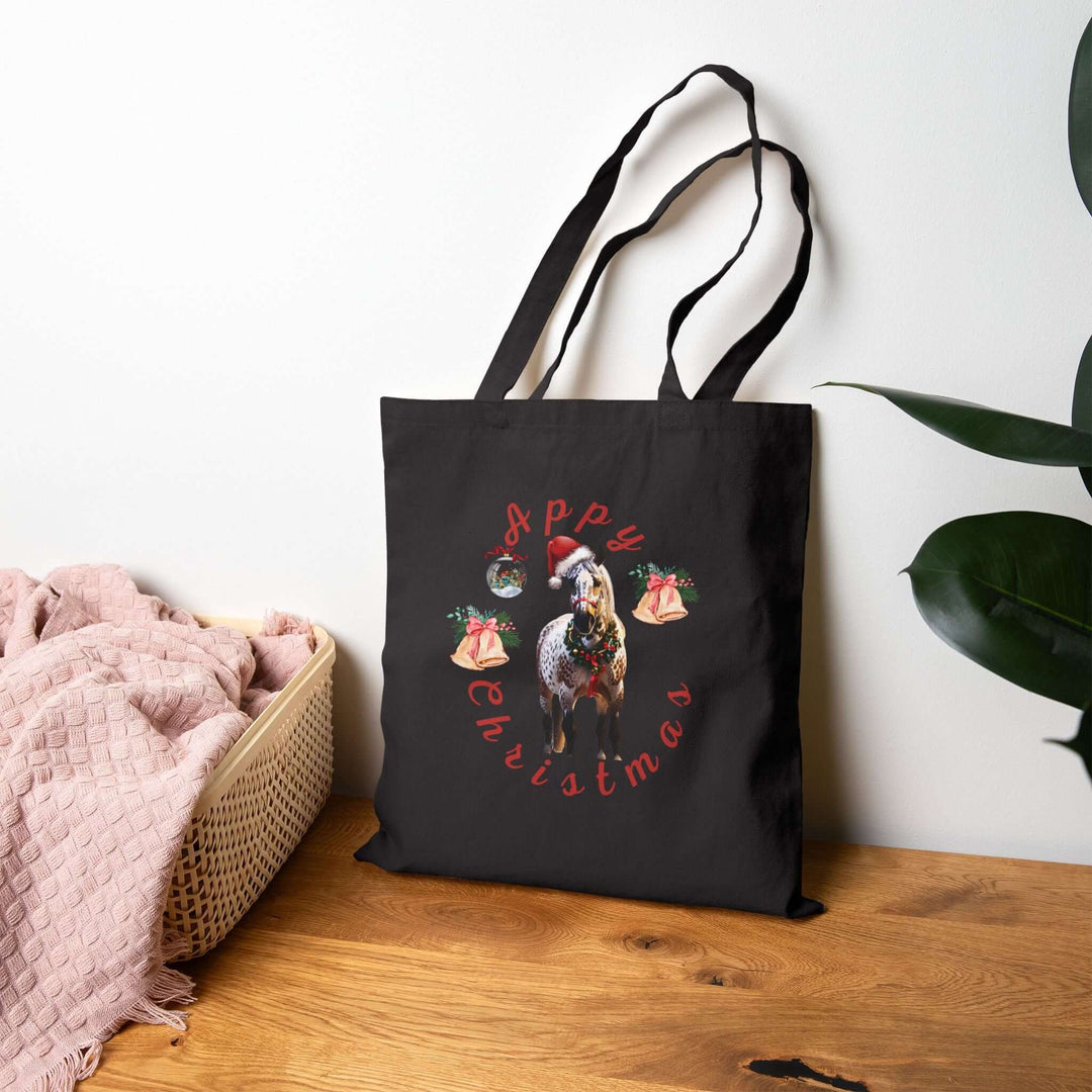 Appaloosa Tote "Appy Christmas" Bags Printify