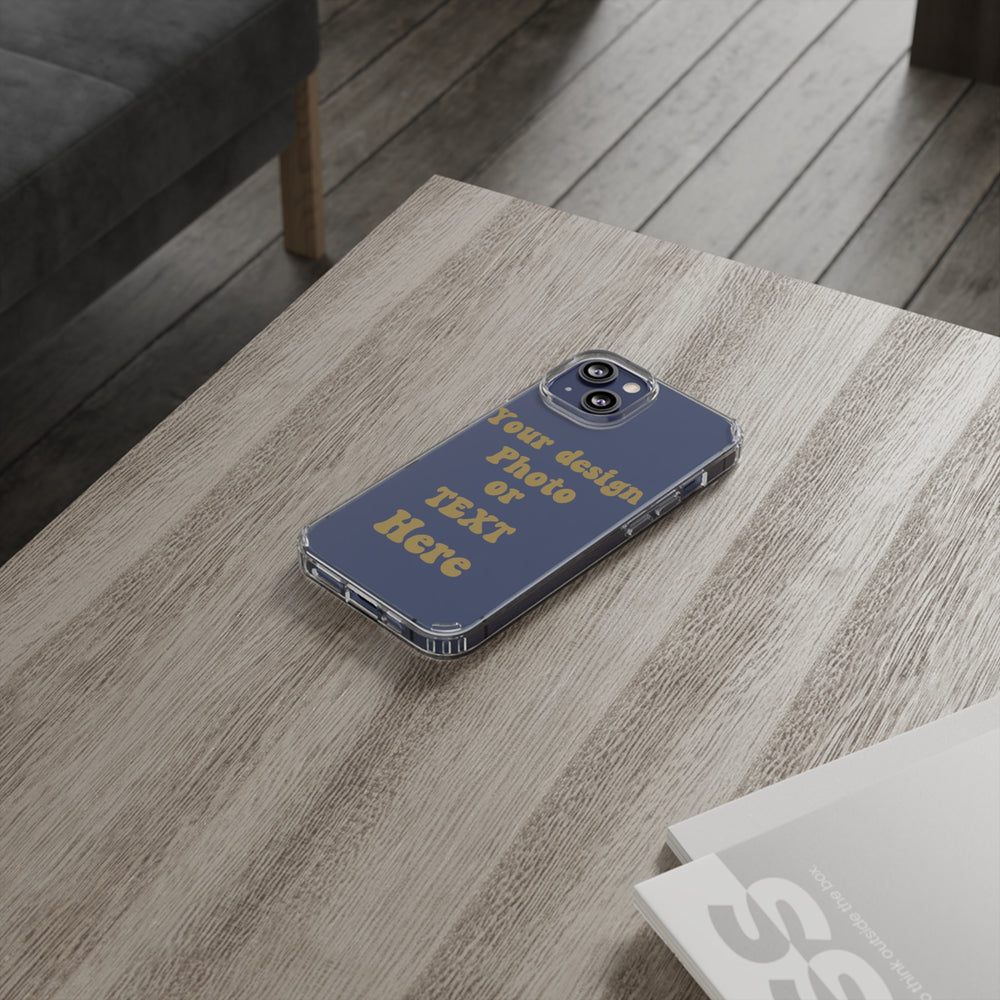 Imagin Vibes: Design Your Own Clear Phone Case (Photos, Text & More!) Phone Case Printify