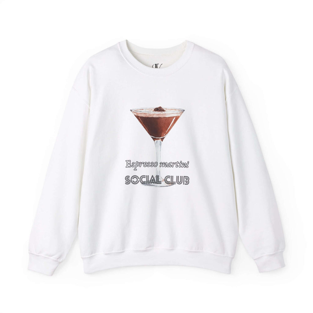 Espresso Martini Sweatshirt Sweatshirt Printify S White