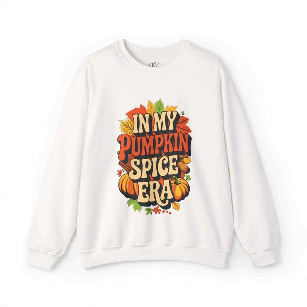 In My Pumpkin Spice Era Retro Sweatshirt Sweatshirt Printify S White