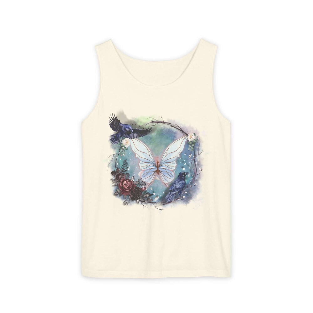 Ethereal Butterfly Tank Top Tank Top Printify Ivory M