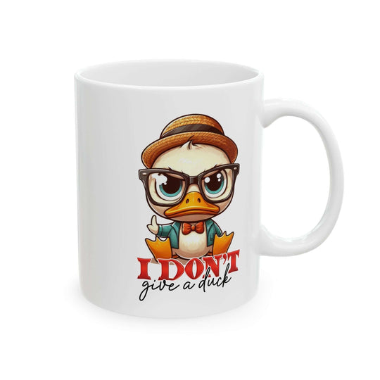Funny Duck Ceramic Mug Mug Printify