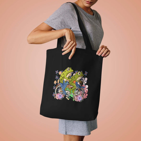Aesthetic Frog Tote Bag Bags Printify