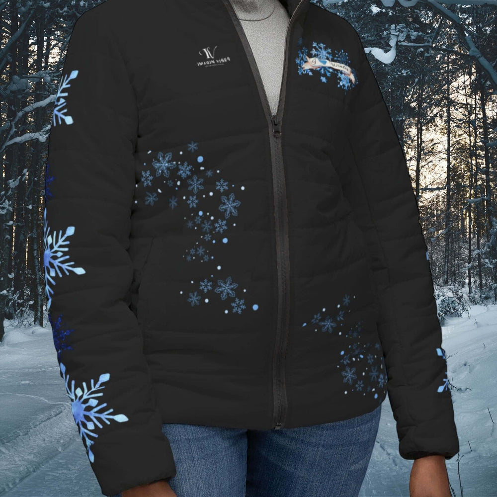 Hello Winter Puffer Jacket All Over Prints Printify