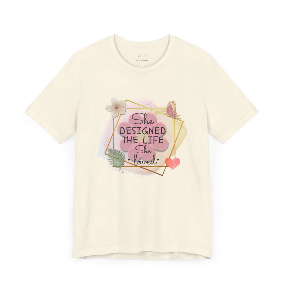 Empowering Script Boho Women's Tee T-Shirt Printify Natural XS