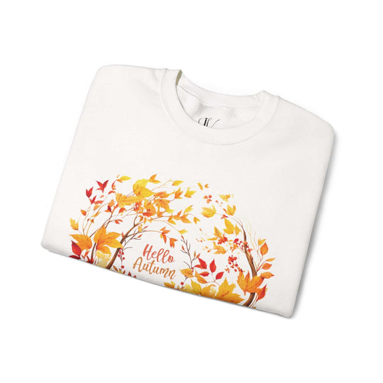 Autumn Wreath Sweatshirt Sweatshirt Printify