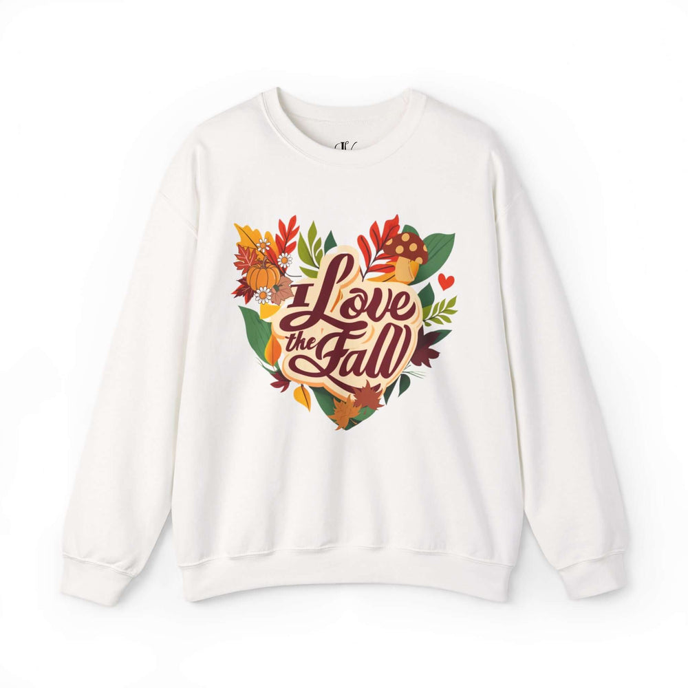 Fall Love Sweatshirt - I Love the Fall Sweatshirt Printify S White