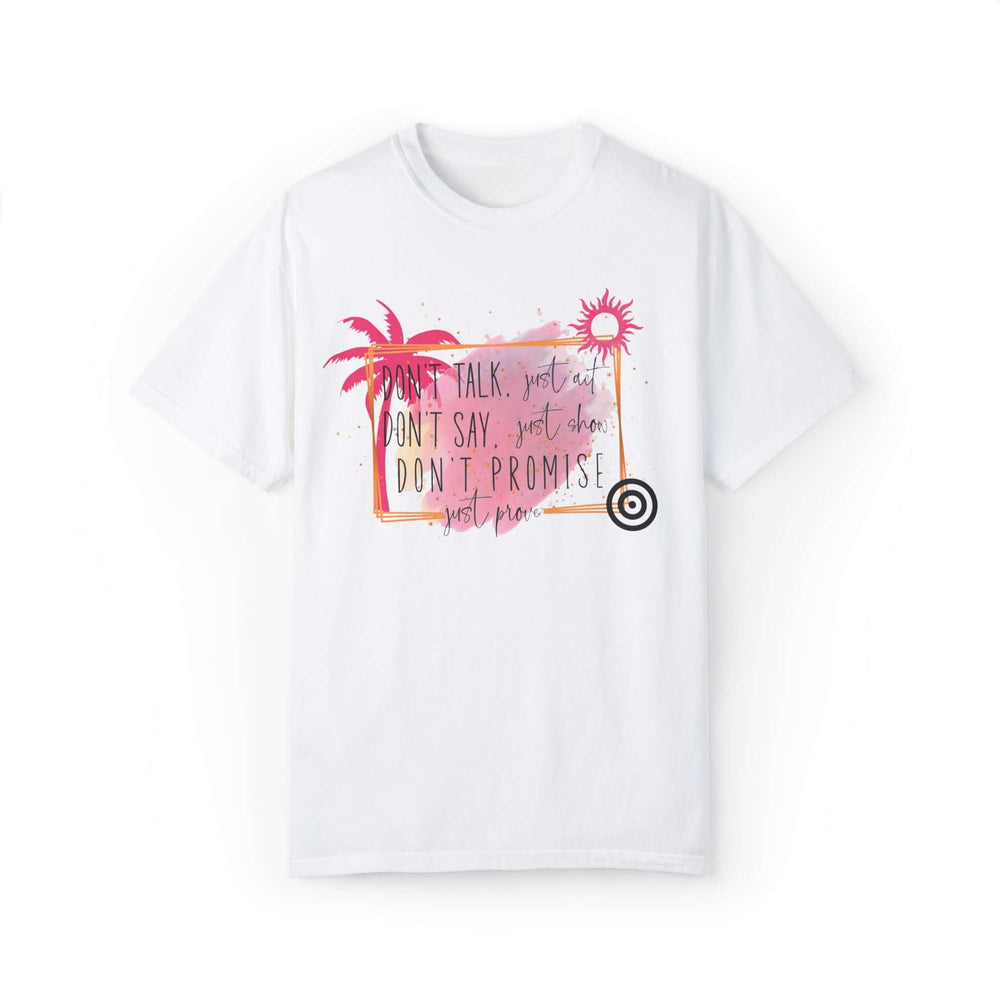 Motivational Unisex T-shirt Quote T-Shirt Printify White S