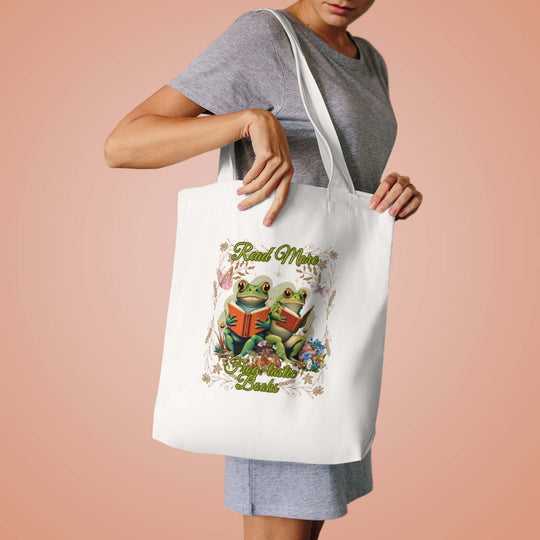 Frog-tastic Tote Bag Bags Printify