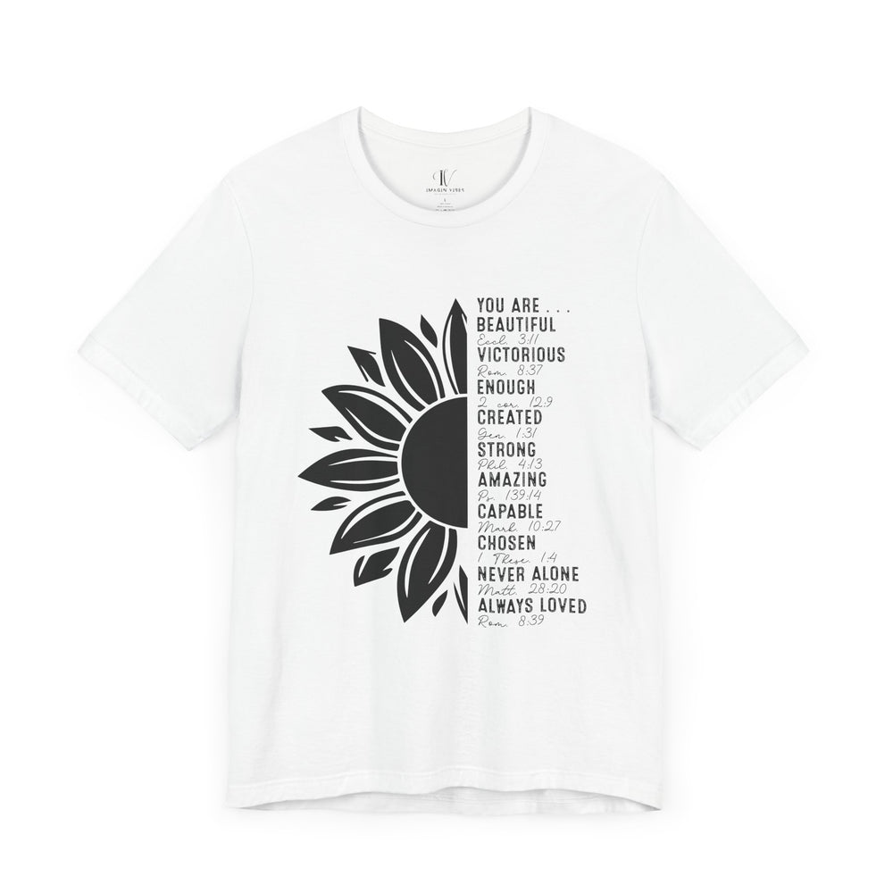 Inspirational Faith T-Shirt: You Are... T-Shirt Printify White XS