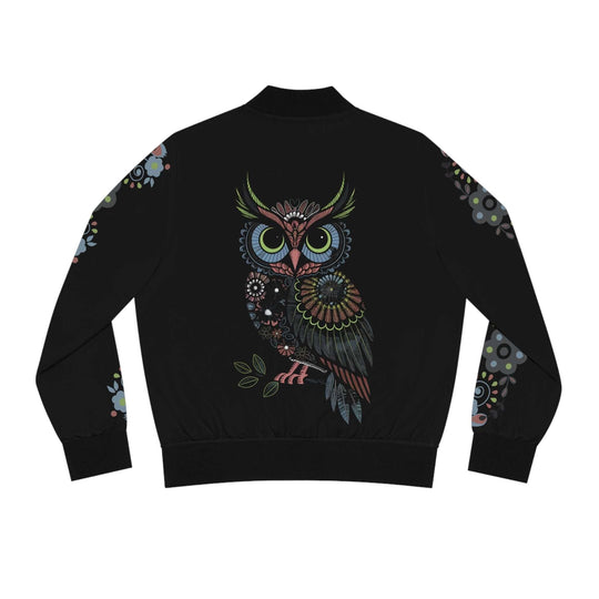 Bohemian Owl Bomber Jacket All Over Prints Printify