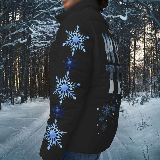 Hello Winter Puffer Jacket All Over Prints Printify