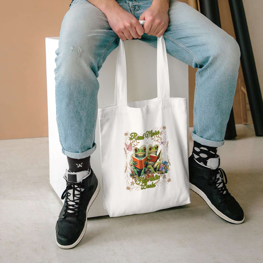 Frog-tastic Tote Bag Bags Printify