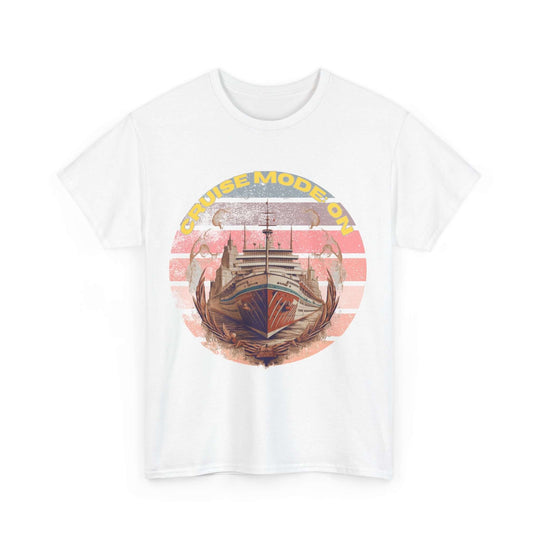 Cruise Ship Tee T-Shirt Printify White S