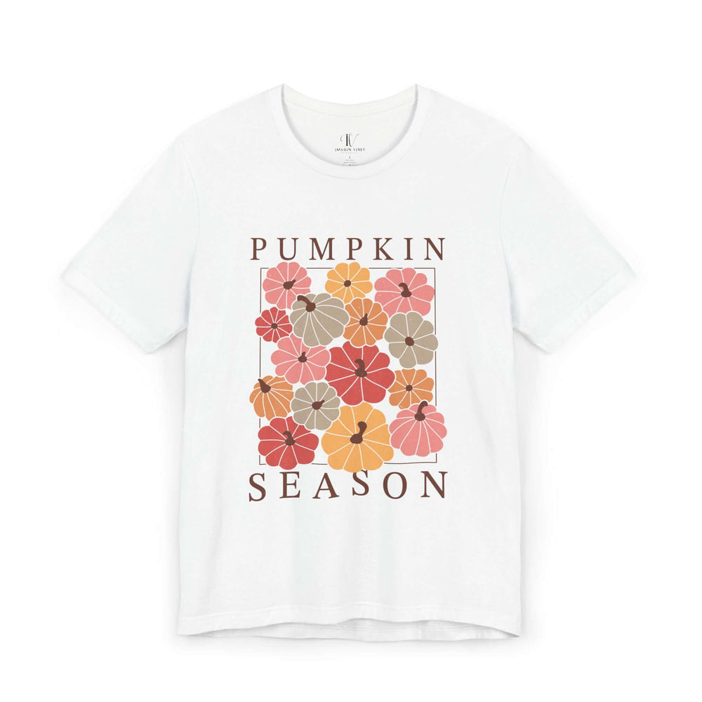 Pumpkin Season: Boho Fall T-Shirt T-Shirt Printify White XS