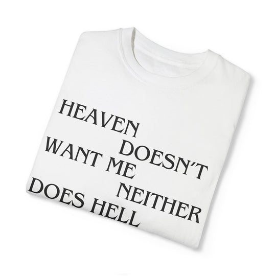 Heaven Doesnt Want Me, Let's Race! Biker Tee T-Shirt Printify