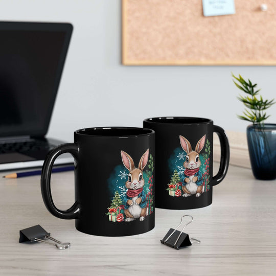 Christmas Bunny Mug Mug Printify