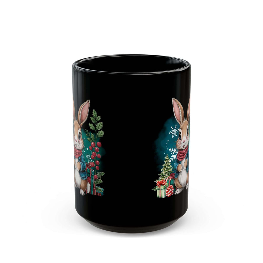 Christmas Bunny Mug Mug Printify 15oz