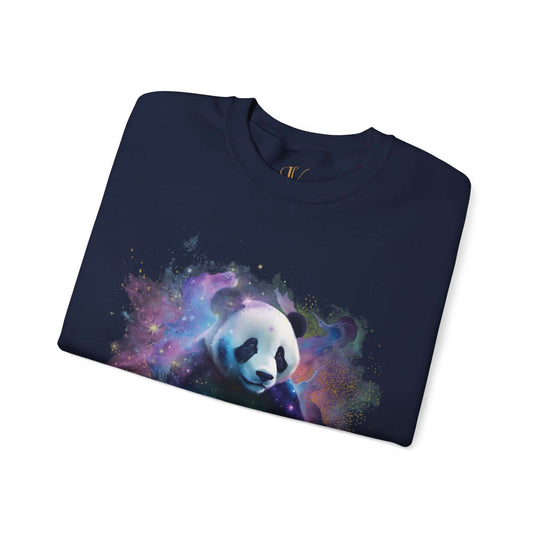 Space Panda Sweatshirt Sweatshirt Printify