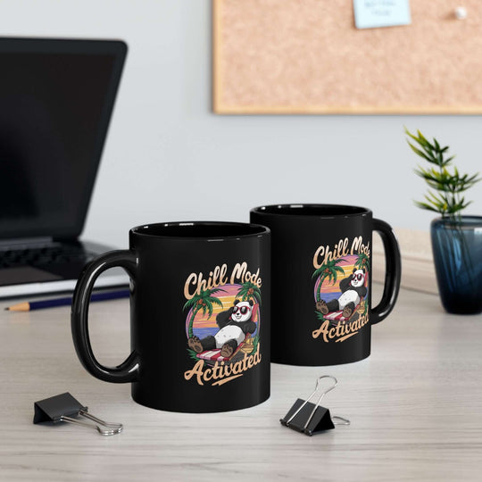 Ceramic Mug - Chill Mode Panda Mug Printify
