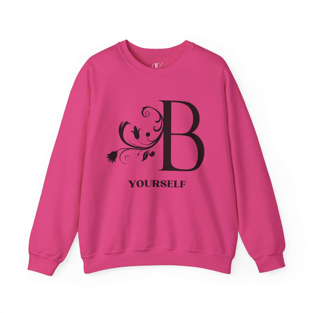 Be Yourself Sweatshirt - Embrace Your Uniqueness Sweatshirt Printify S Heliconia