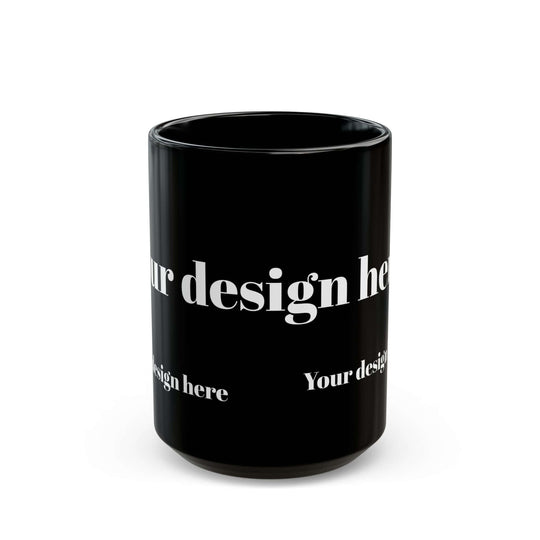 Personalized Black Mug 15 oz Mug Printify 15oz
