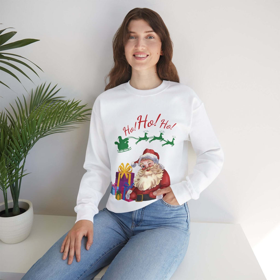 Vintage Christmas Crewneck Sweatshirt Sweatshirt Printify