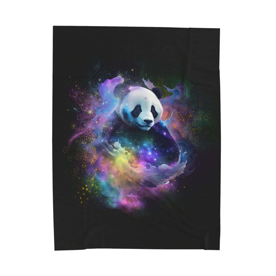 Plush Blanket - Space Panda All Over Prints Printify 60" × 80"