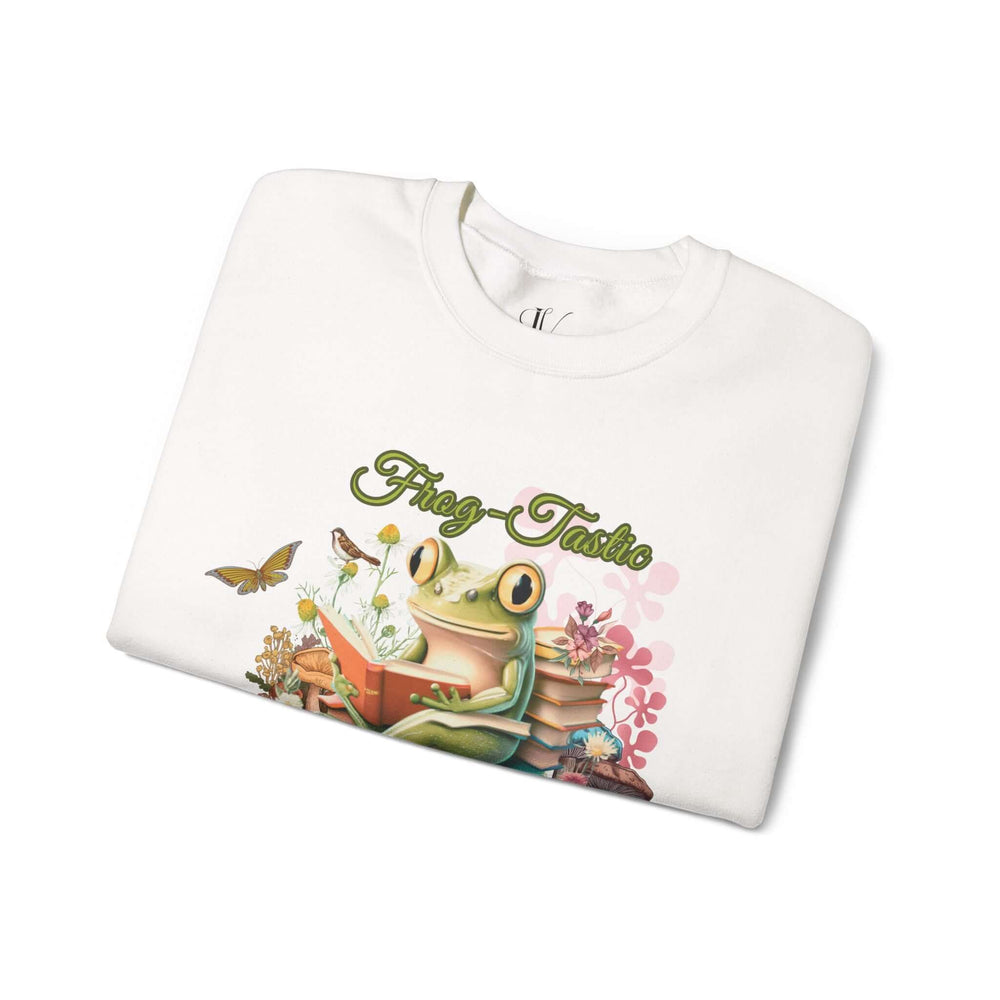 Frog-Tastic Unisex Sweatshirt with Nature Theme Sweatshirt Printify