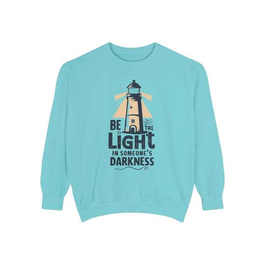 Lightkeeper Sweatshirt - Be the Light in Someone's Darkness Sweatshirt Printify Chalky Mint S