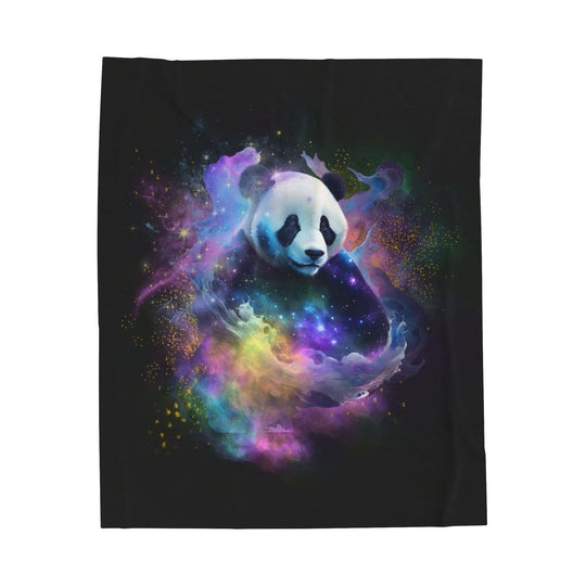 Plush Blanket - Space Panda All Over Prints Printify 50" × 60"