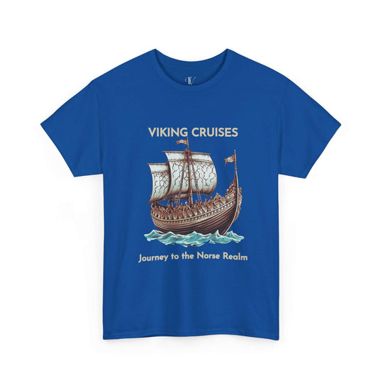 Viking Voyage Awaits: "Journey to the Norse Realm" T-Shirt T-Shirt Printify Royal S