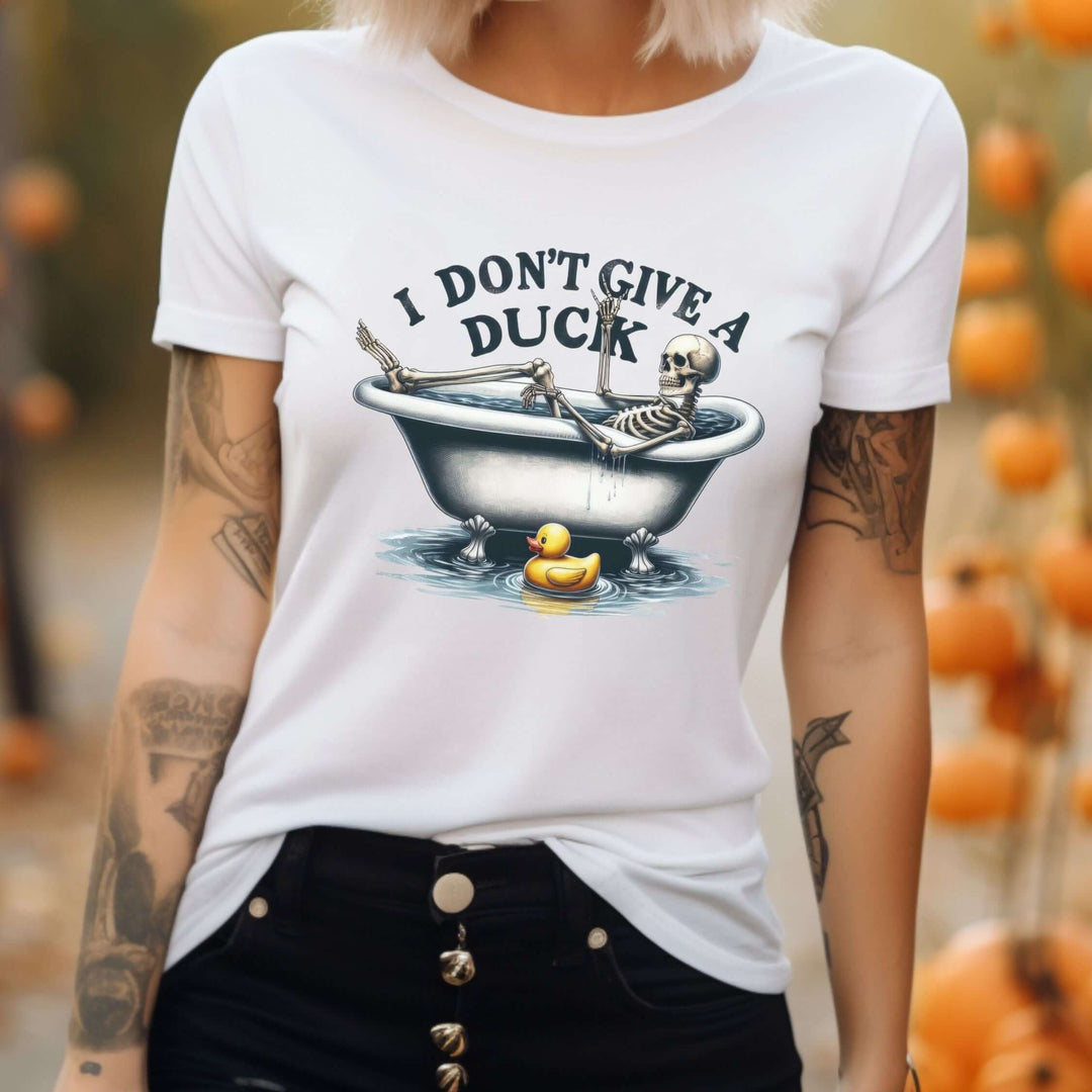 Skeleton Duck Tee T-Shirt Printify
