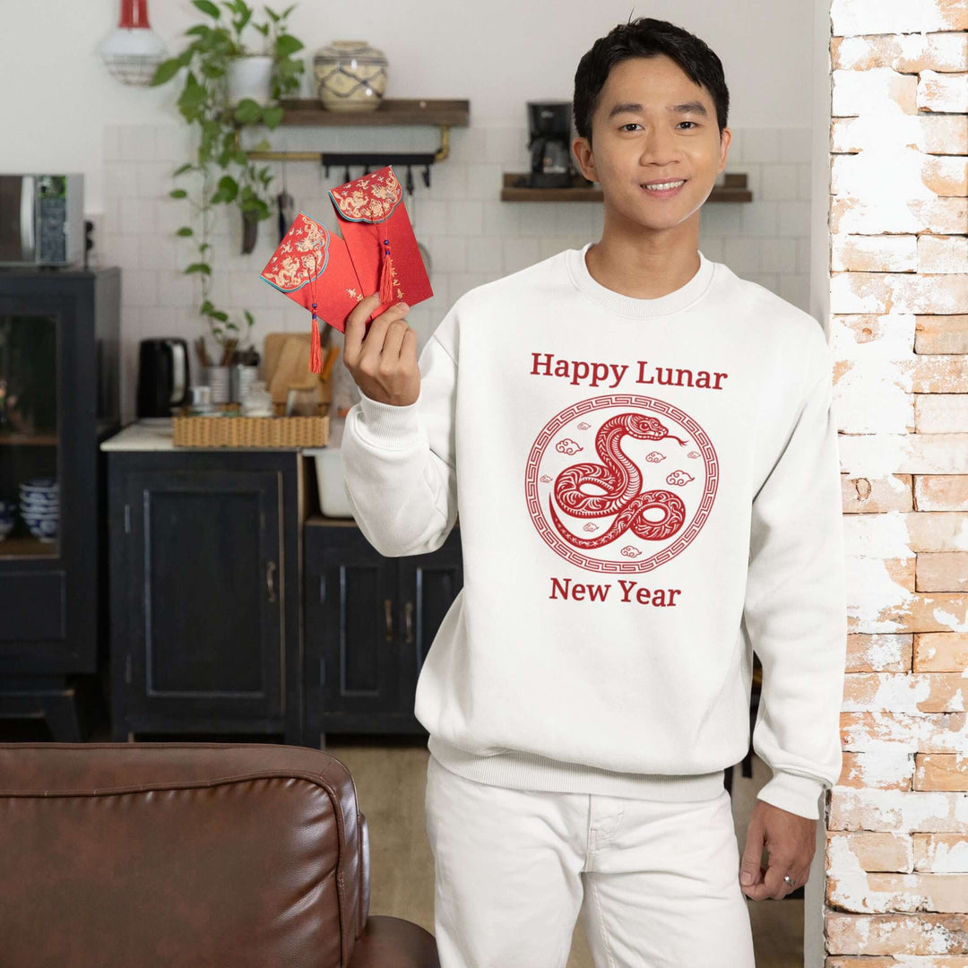 Lunar New Year Sweatshirt - Year of the Snake 2025 Sweatshirt Printify