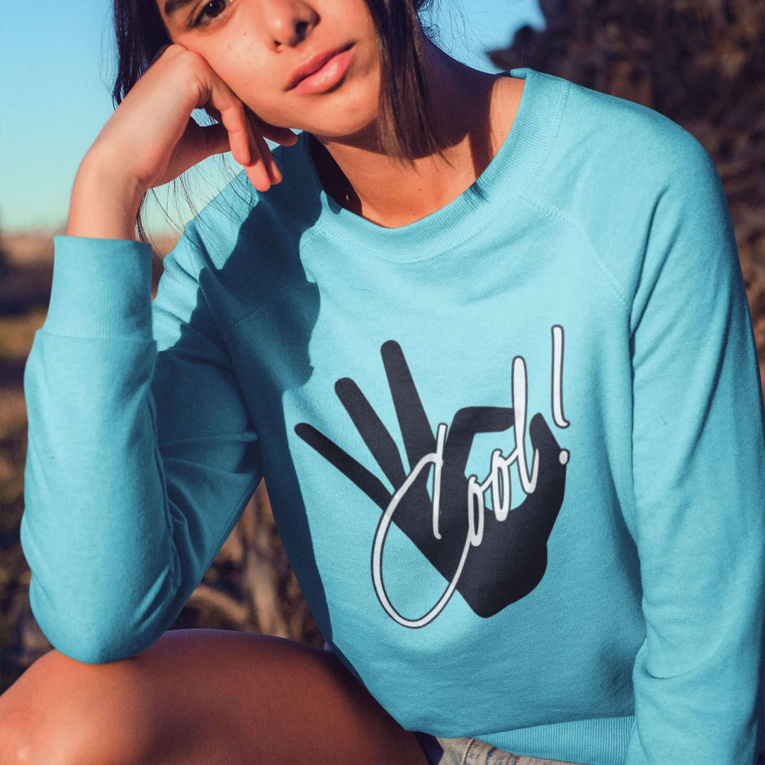Cool Hand Gesture Unisex Sweatshirt Sweatshirt Printify