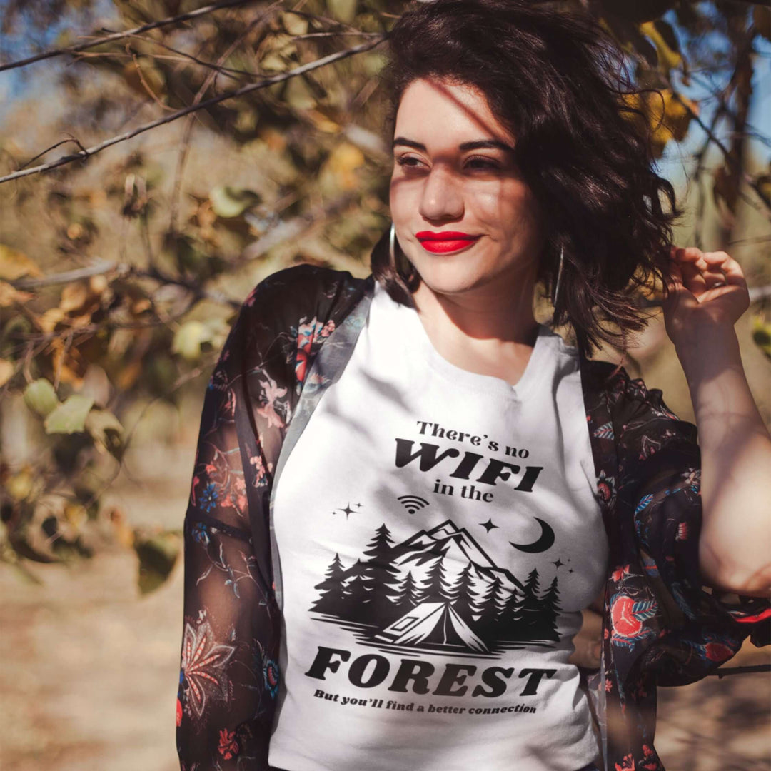 Forest Connection T-shirt T-Shirt Printify White M