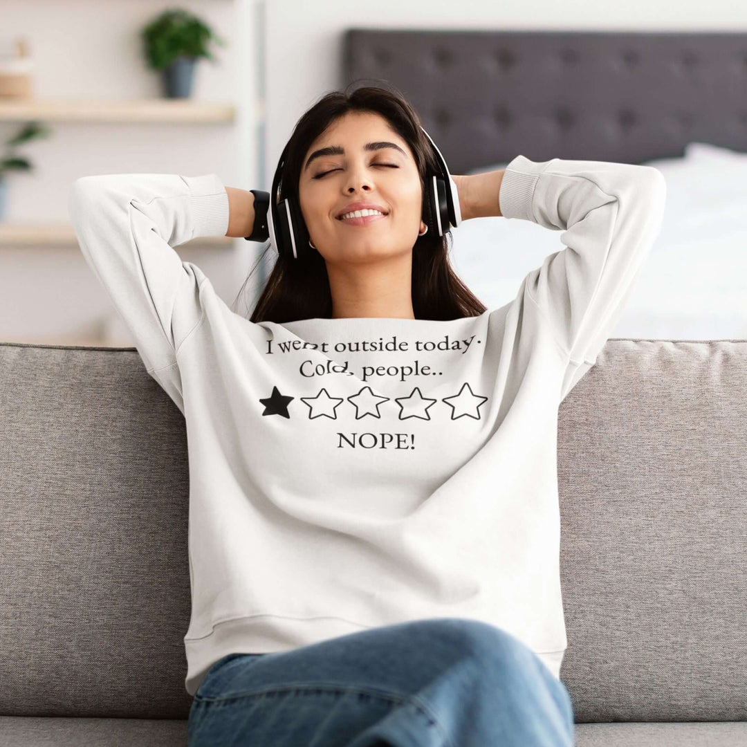 Cold People NOPE Unisex Sweatshirt Sweatshirt Printify