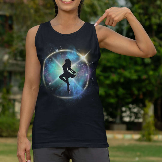 Galaxy Dancer Tank Top Tank Top Printify
