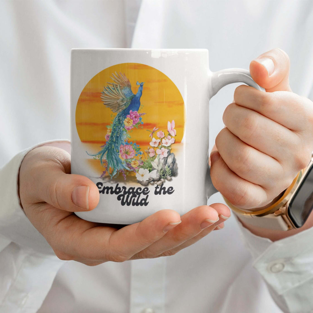 Embrance The Wild - Boho-Chic Ceramic Mug Mug Printify 11oz