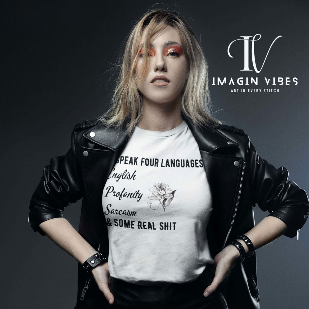 Short Sleeve Tee with Humorous Language T-Shirt Printify