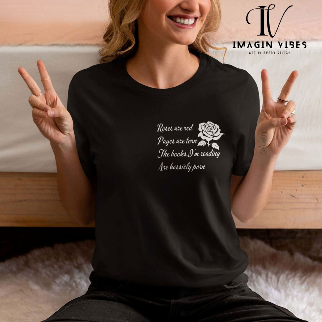 Humorous Roses Are Red Unisex Tee T-Shirt Printify