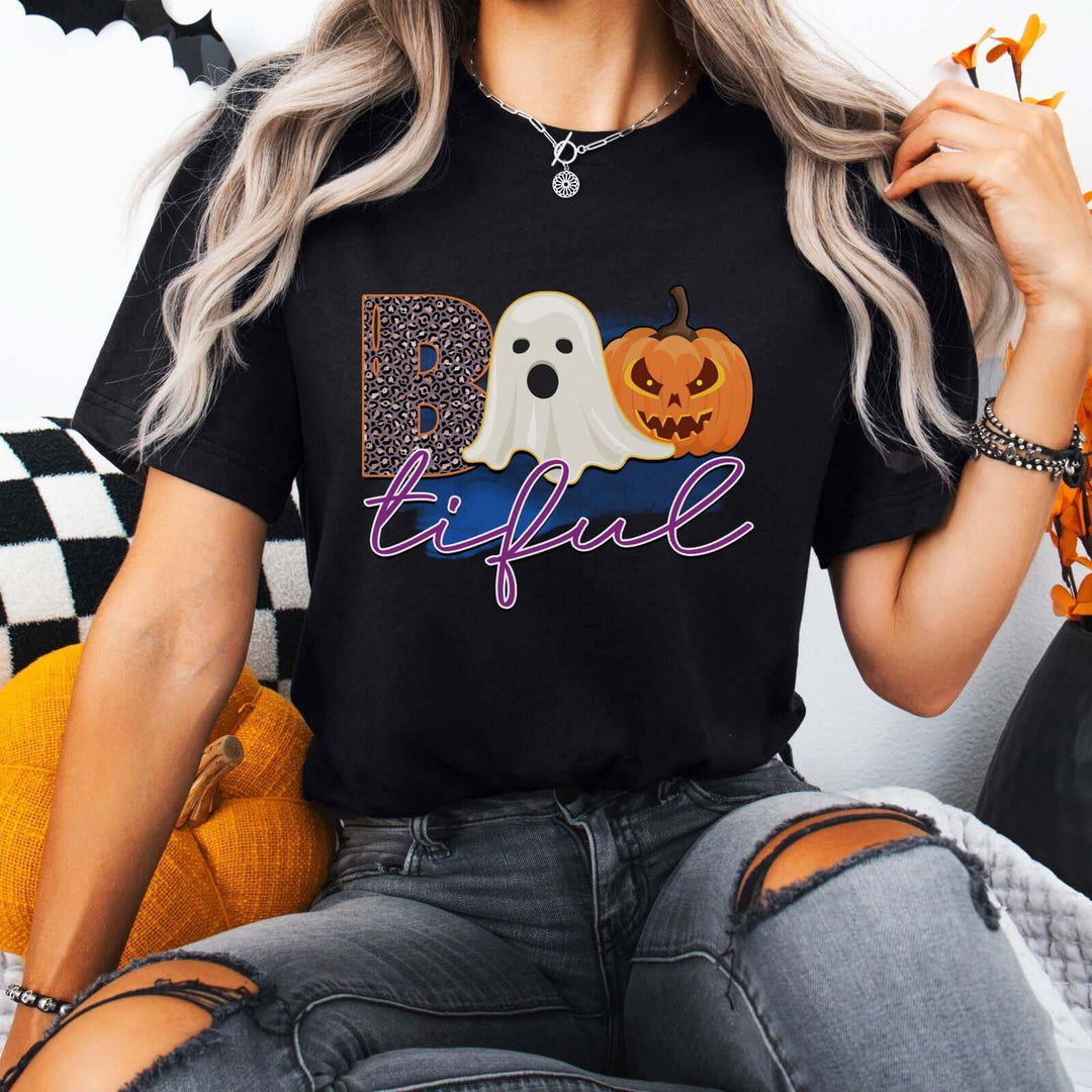 Halloween Boo Unisex Tee - Cute and Spooky T-Shirt Printify
